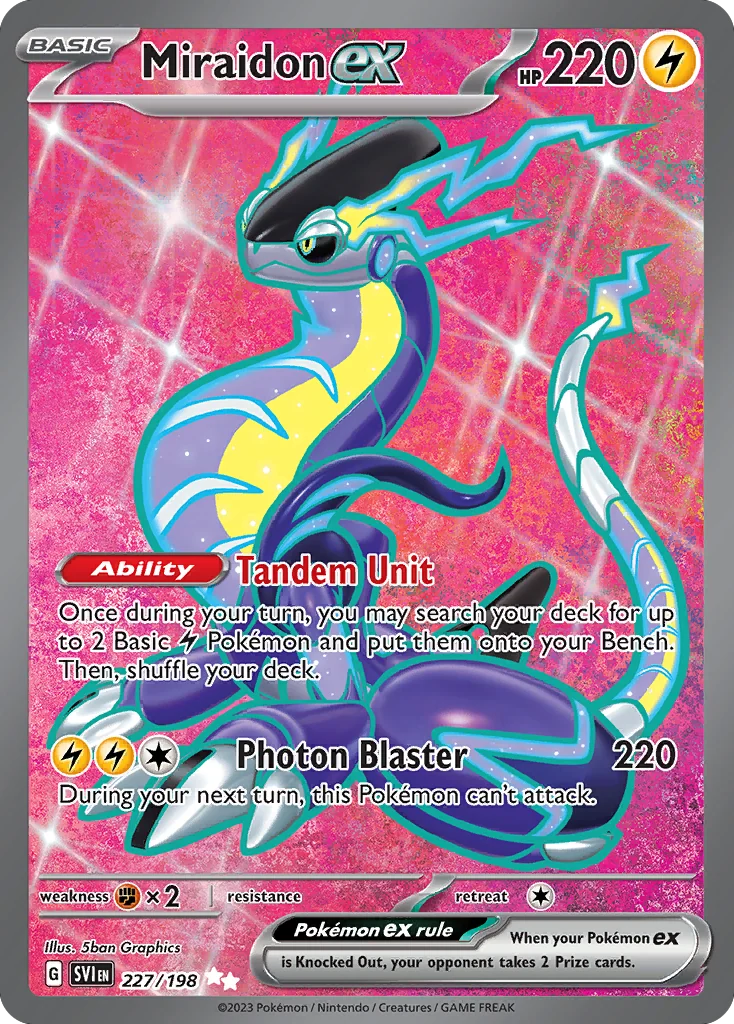 Miraidon ex UR — Scarlet & Violet 227/198
