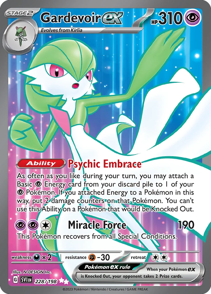 Gardevoir ex UR — Scarlet & Violet 228/198