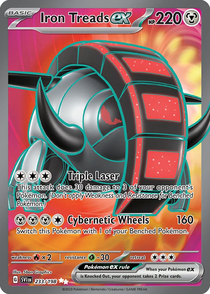 Iron Treads ex UR — Scarlet & Violet 233/198