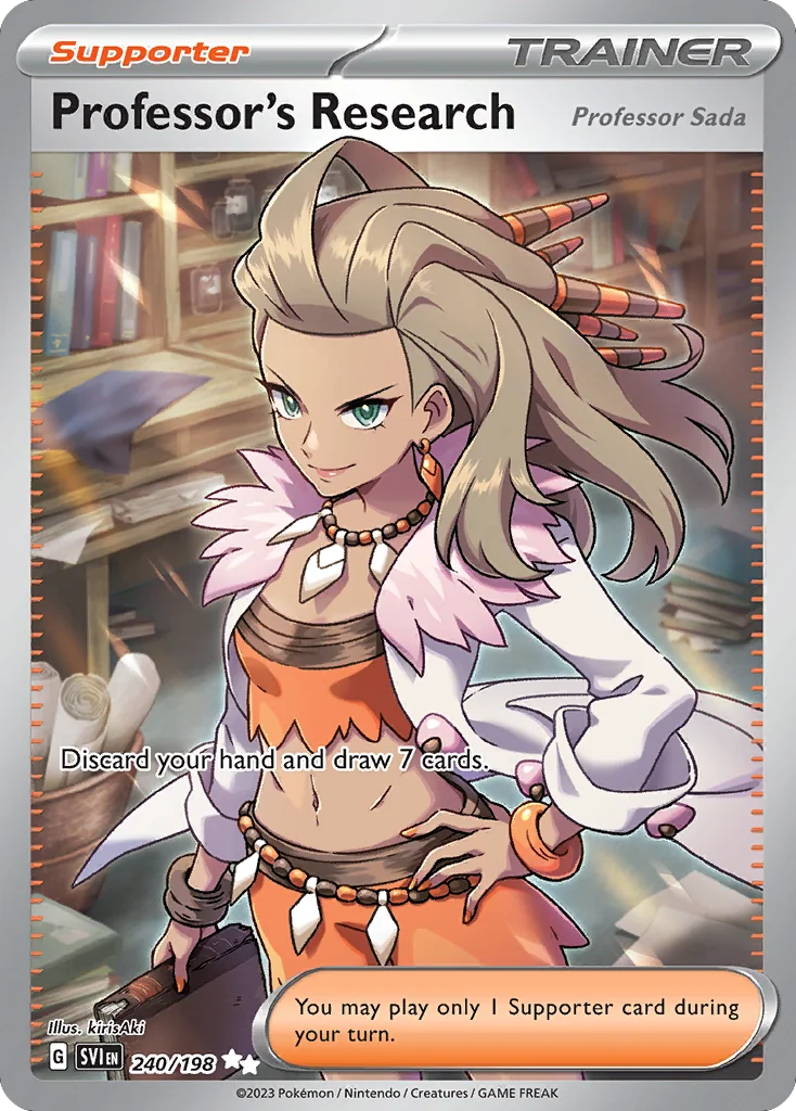 Professor's Research (Professor Sada) UR — Scarlet & Violet 240/198