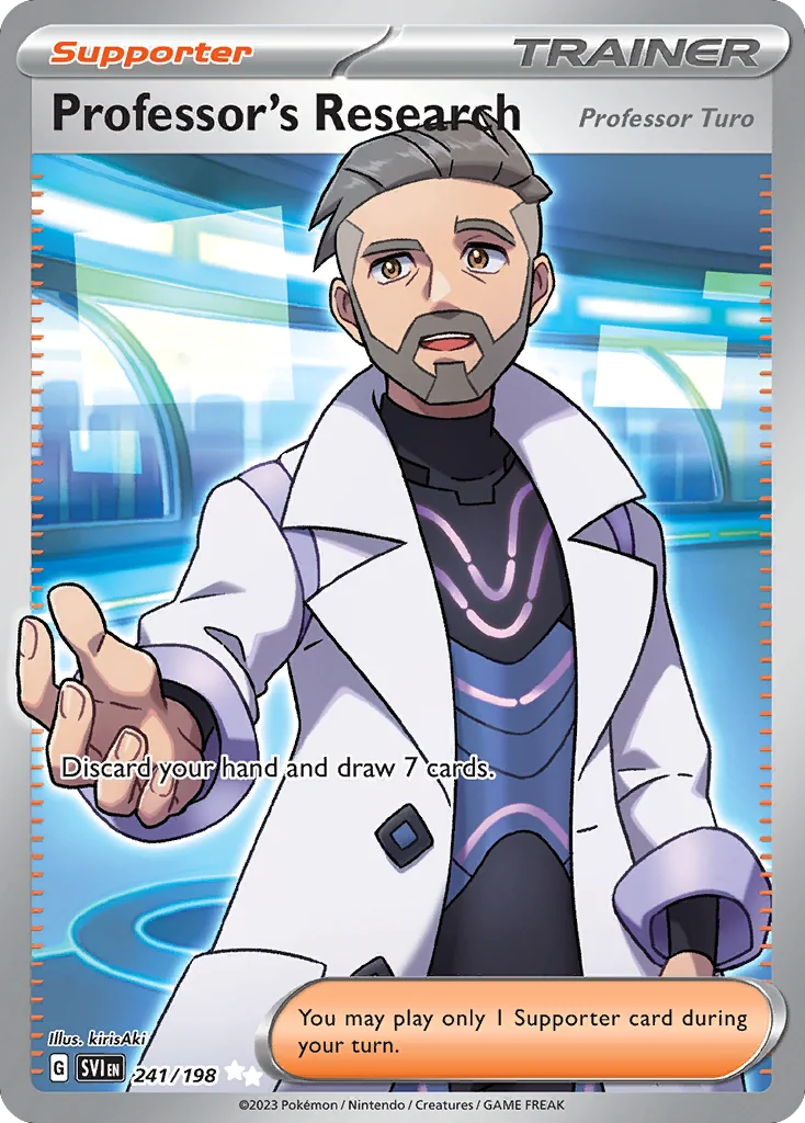 Professor's Research (Professor Turo) UR — Scarlet & Violet 241/198