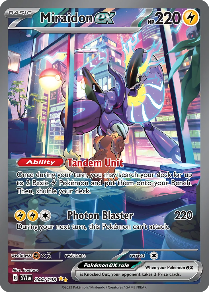 Miraidon ex SIR — Scarlet & Violet 244/198