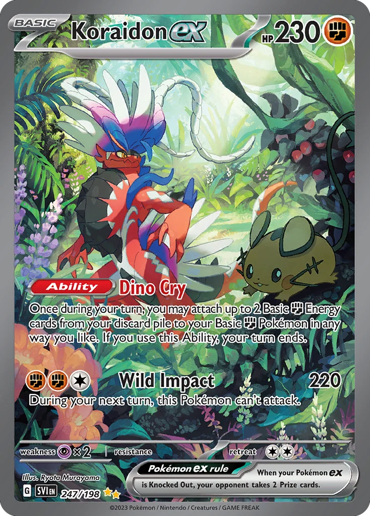 Koraidon ex SIR — Scarlet & Violet 247/198