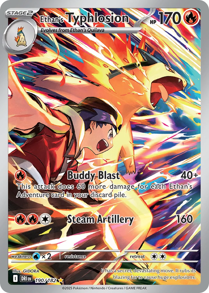 Ethan's Typhlosion IR — Destined Rivals 190/182