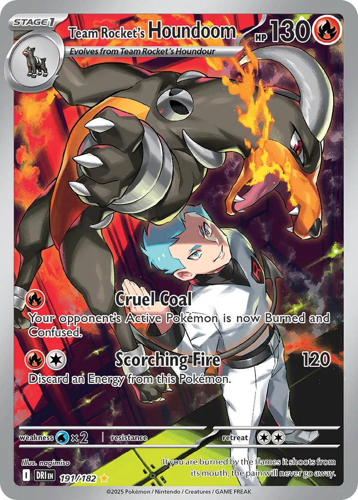 Team Rocket's Houndoom IR — Destined Rivals 191/182
