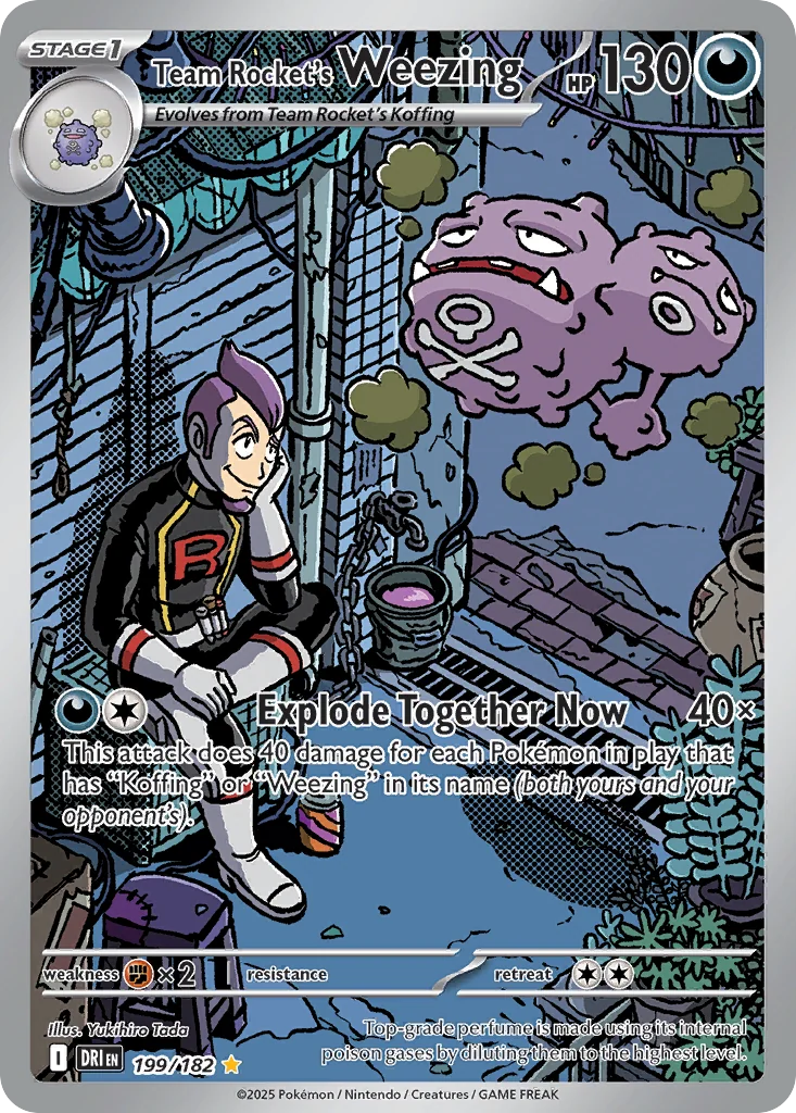 Team Rocket's Weezing IR — Destined Rivals 199/182