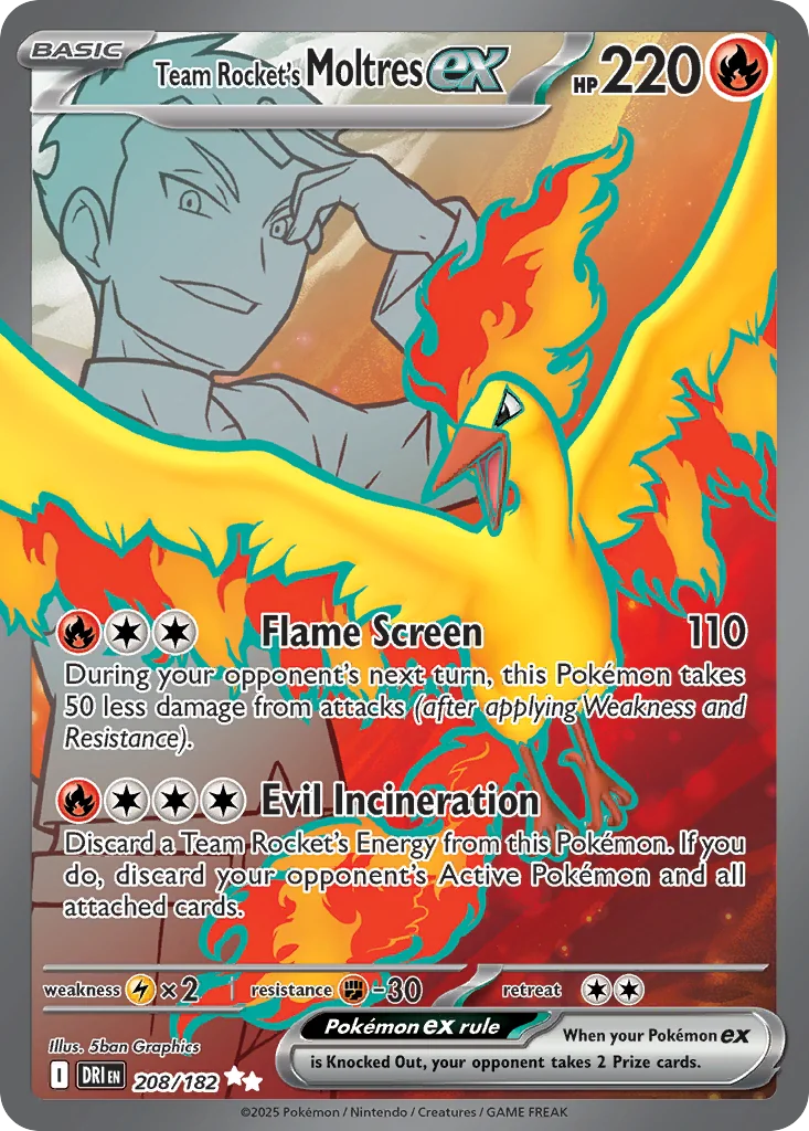 Team Rocket's Moltres ex UR