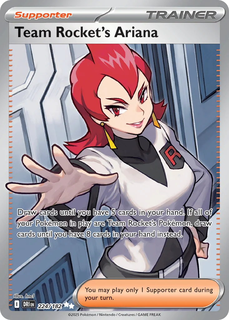 Team Rocket's Ariana UR — Destined Rivals 224/182