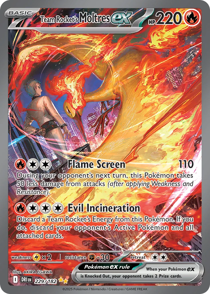 Team Rocket's Moltres ex SIR