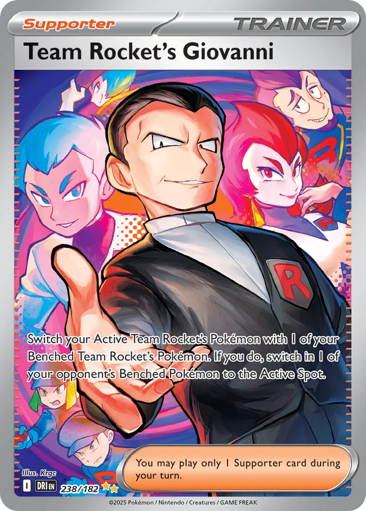 Team Rocket's Giovanni SIR — Destined Rivals 238/182