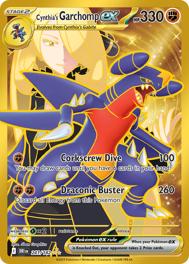 Cynthia's Garchomp ex HR