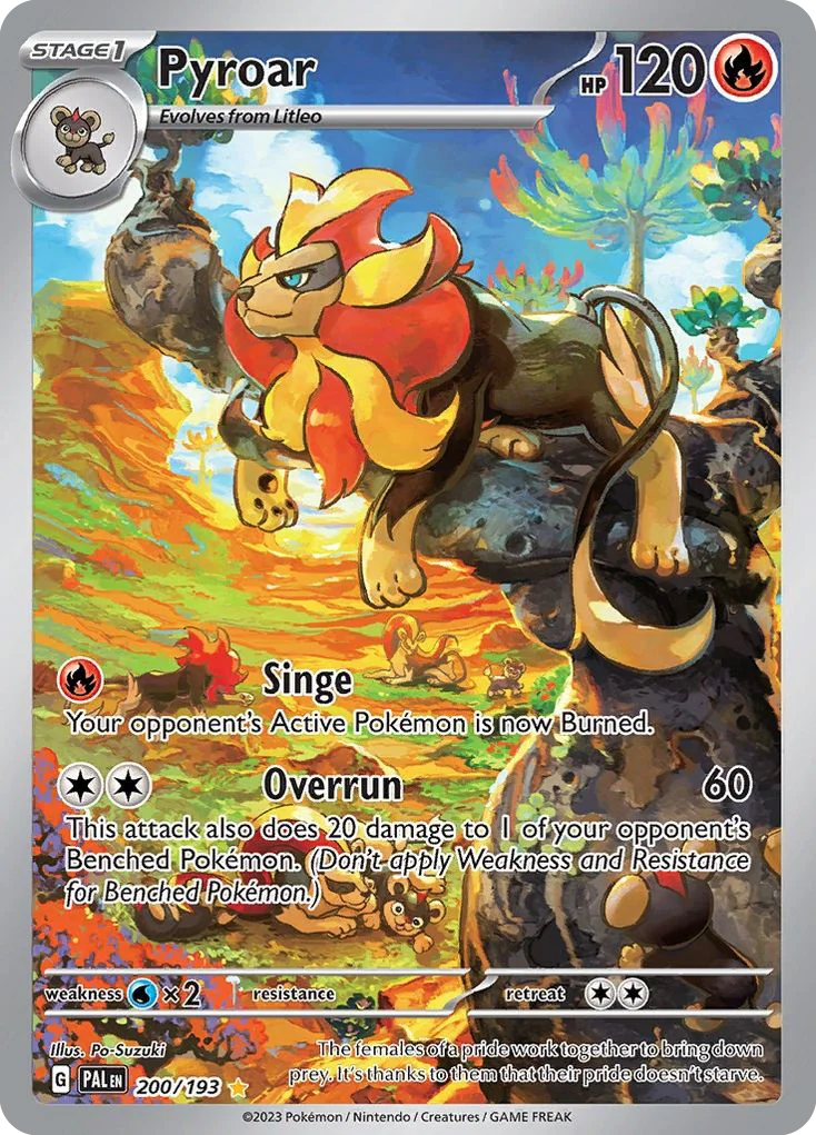 Pyroar IR — Paldea Evolved 200/193