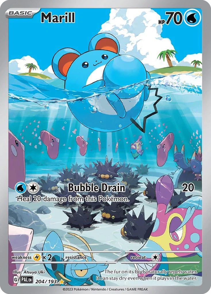 Marill IR — Paldea Evolved 204/193