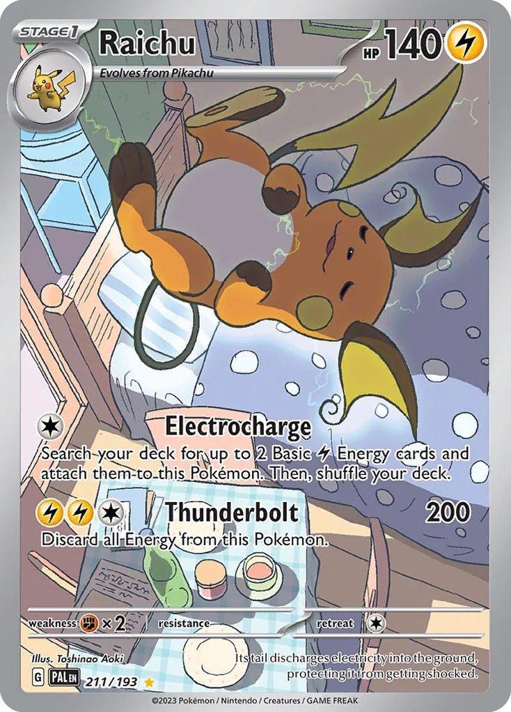 Raichu IR — Paldea Evolved 211/193