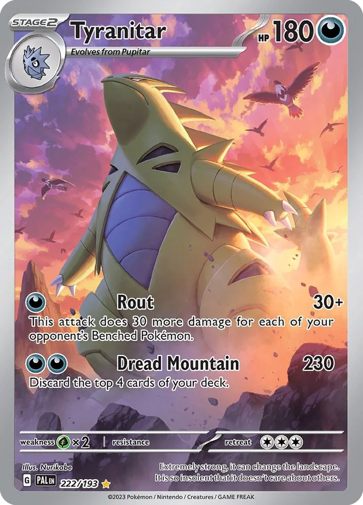 Tyranitar IR — Paldea Evolved 222/193