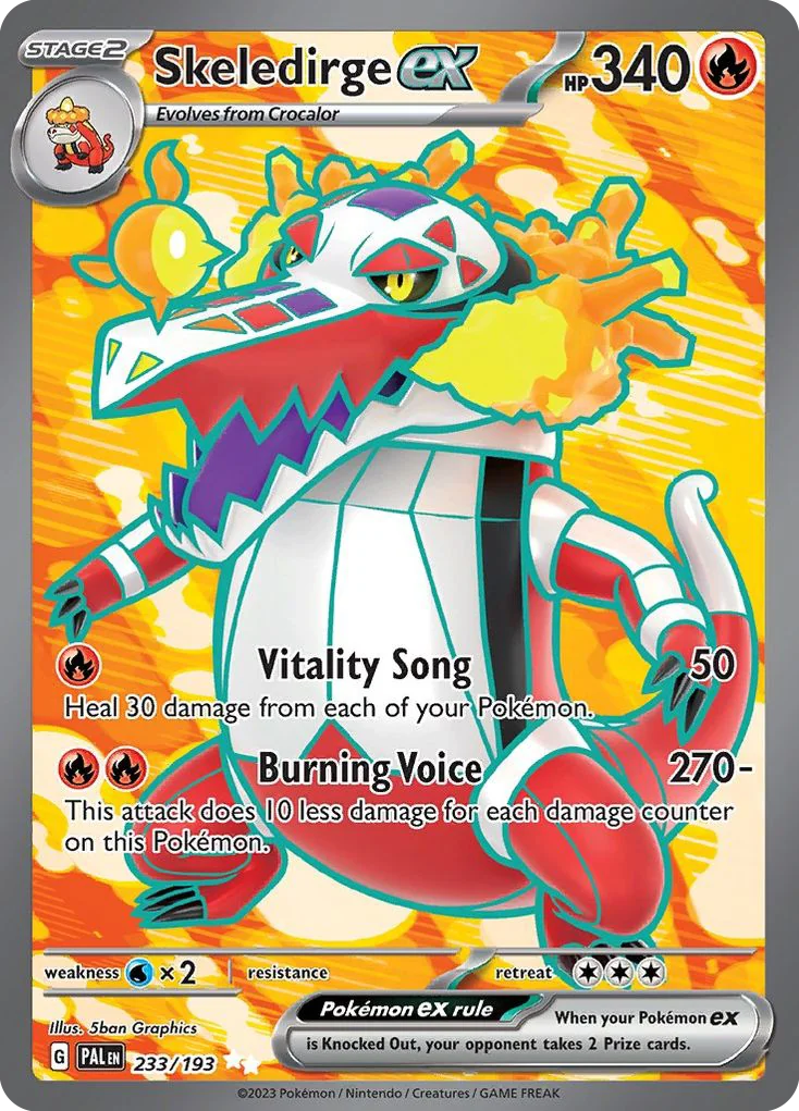 Skeledirge ex UR — Paldea Evolved 233/193