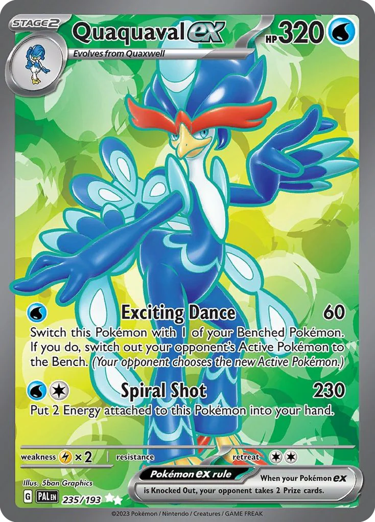 Quaquaval ex UR — Paldea Evolved 235/193