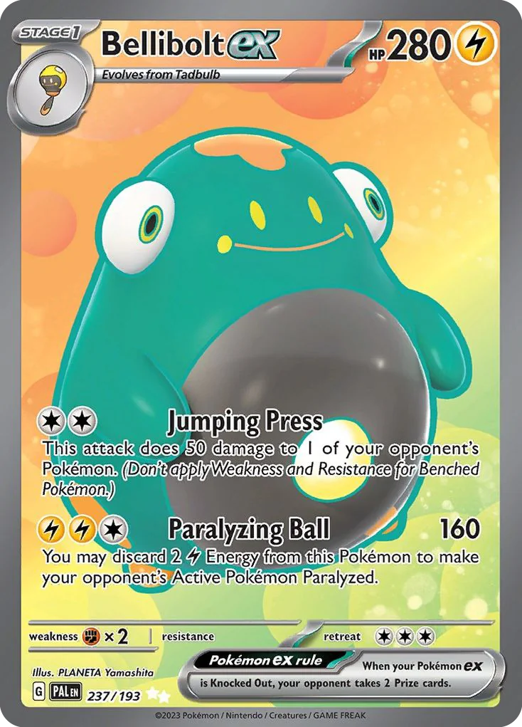 Bellibolt ex UR — Paldea Evolved 237/193
