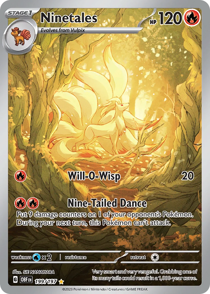 Ninetales IR — Obsidian Flames 199/197