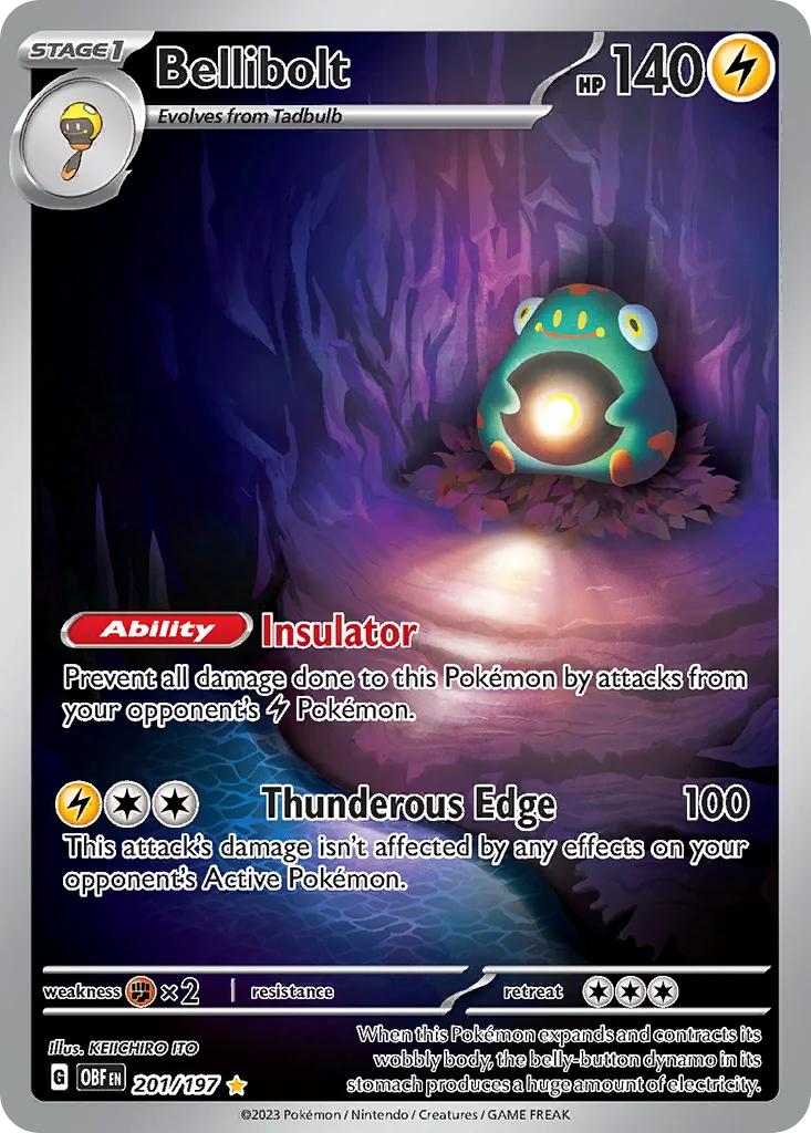 Bellibolt IR — Obsidian Flames 201/197