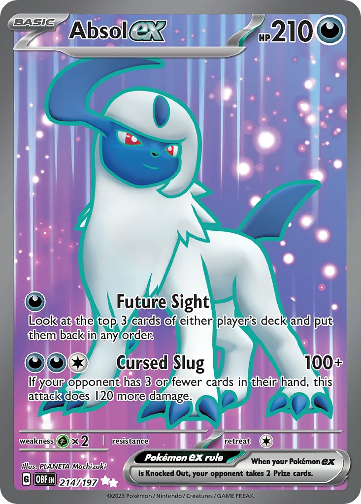 Absol ex UR — Obsidian Flames 214/197