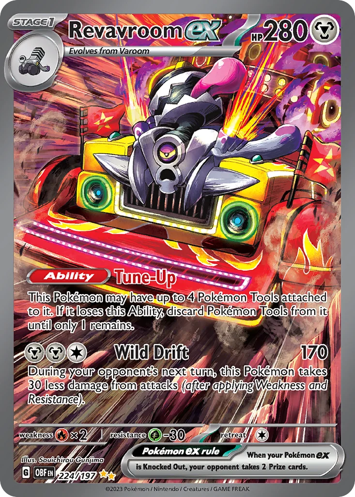 Revavroom ex SIR — Obsidian Flames 224/197