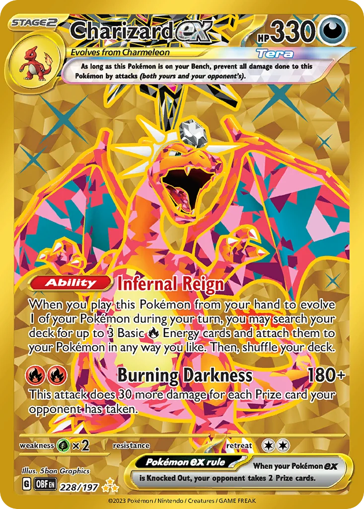 Charizard ex HR — Obsidian Flames 228/197