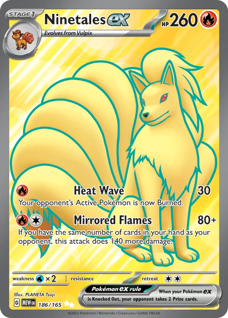 Ninetales ex UR — 151 186/165