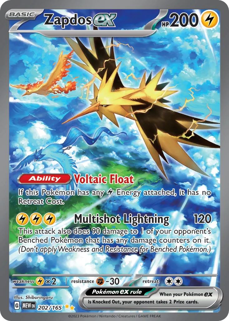 Zapdos ex SIR — 151 202/165