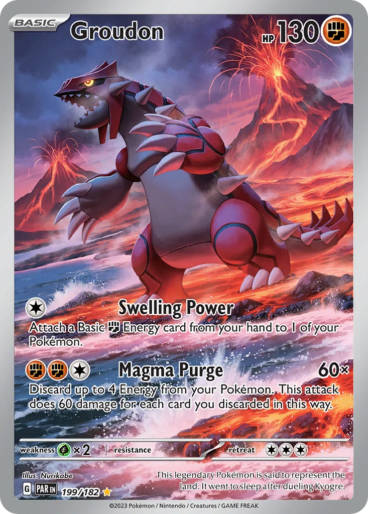 Groudon IR — Paradox Rift 199/182