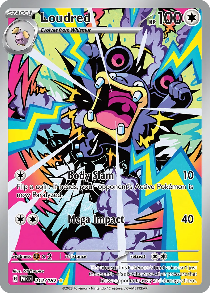 Loudred IR — Paradox Rift 212/182