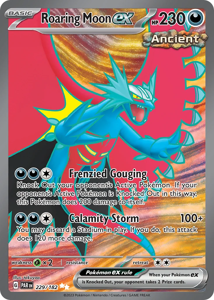 Roaring Moon ex UR — Paradox Rift 229/182