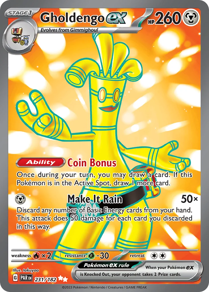Gholdengo ex UR — Paradox Rift 231/182