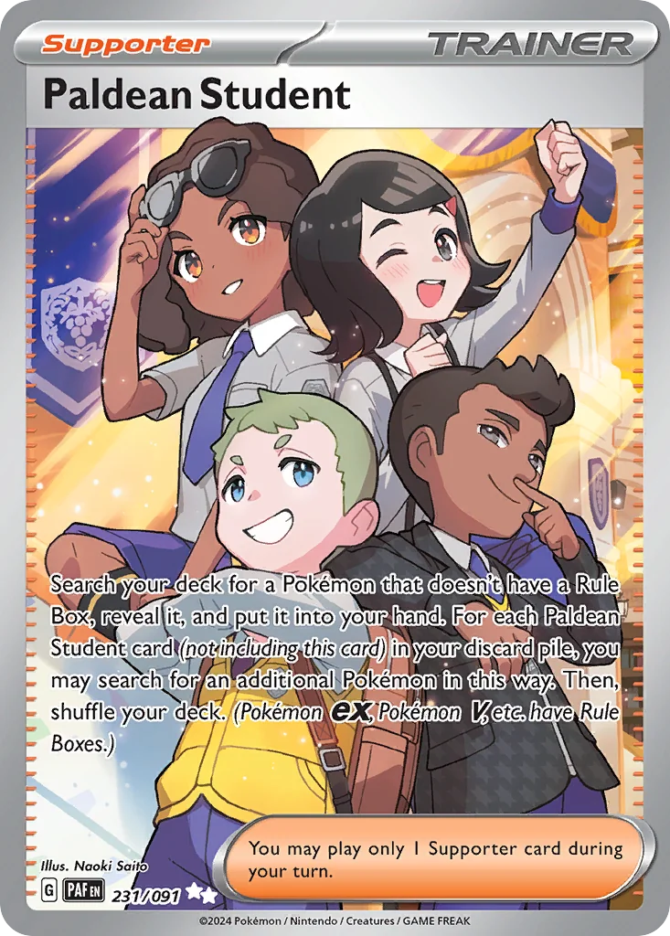 Paldean Student UR — Paldean Fates 231/91