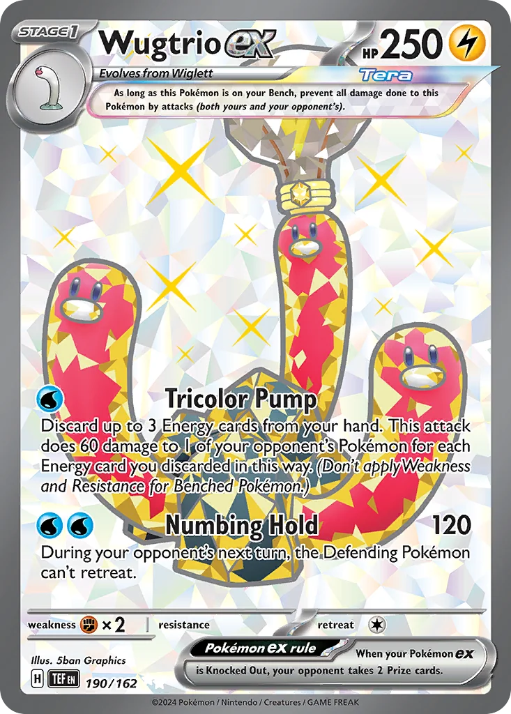 Wugtrio ex UR — Temporal Forces 190/162