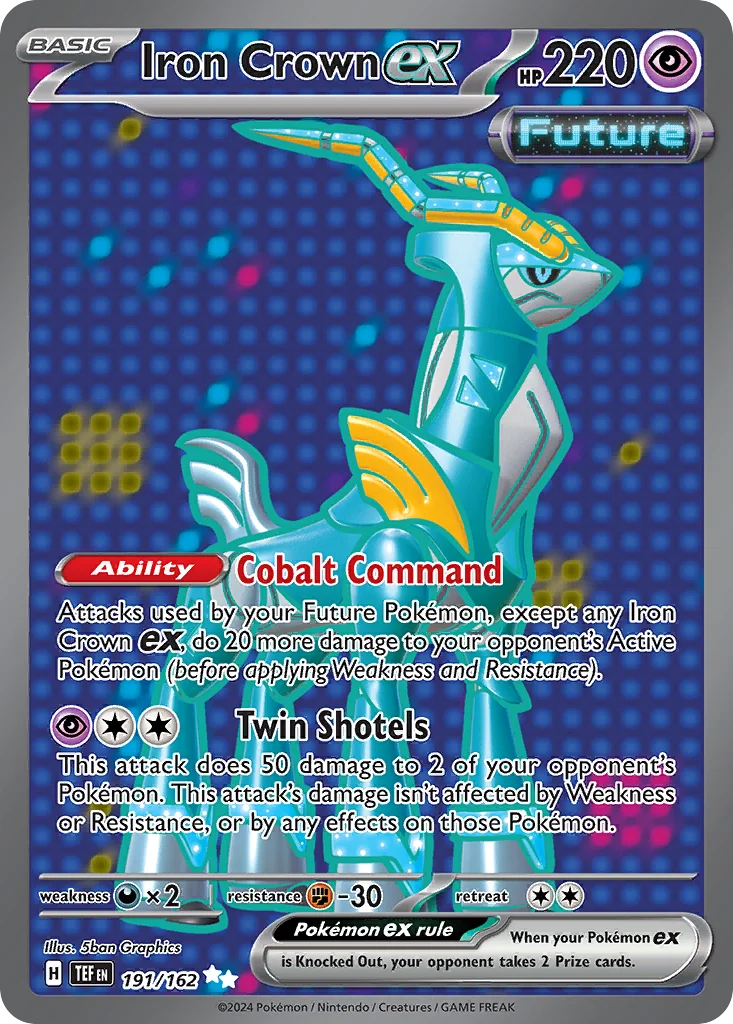 Iron Crown ex UR — Temporal Forces 191/162