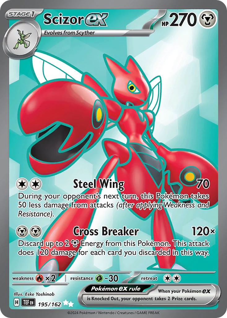 Scizor ex UR — Temporal Forces 195/162
