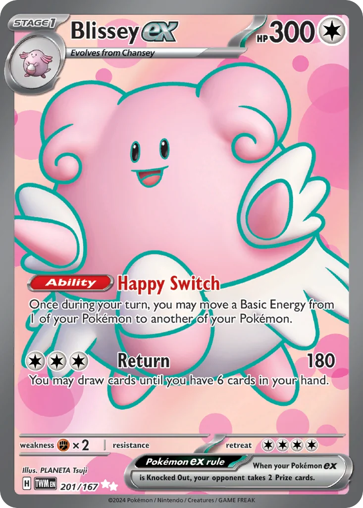 Blissey ex UR — Twilight Masquerade 201/167