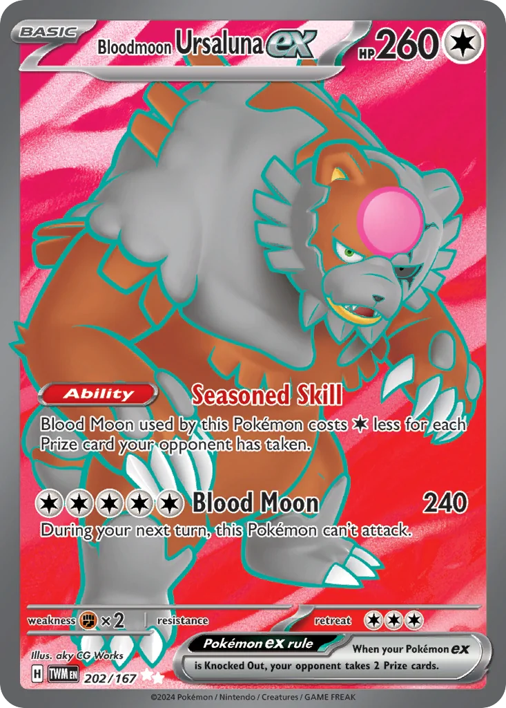Bloodmoon Ursaluna ex UR — Twilight Masquerade 202/167