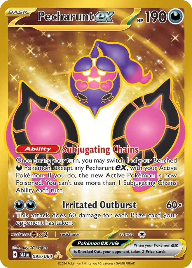 Pecharunt ex HR — Shrouded Fable 95/64