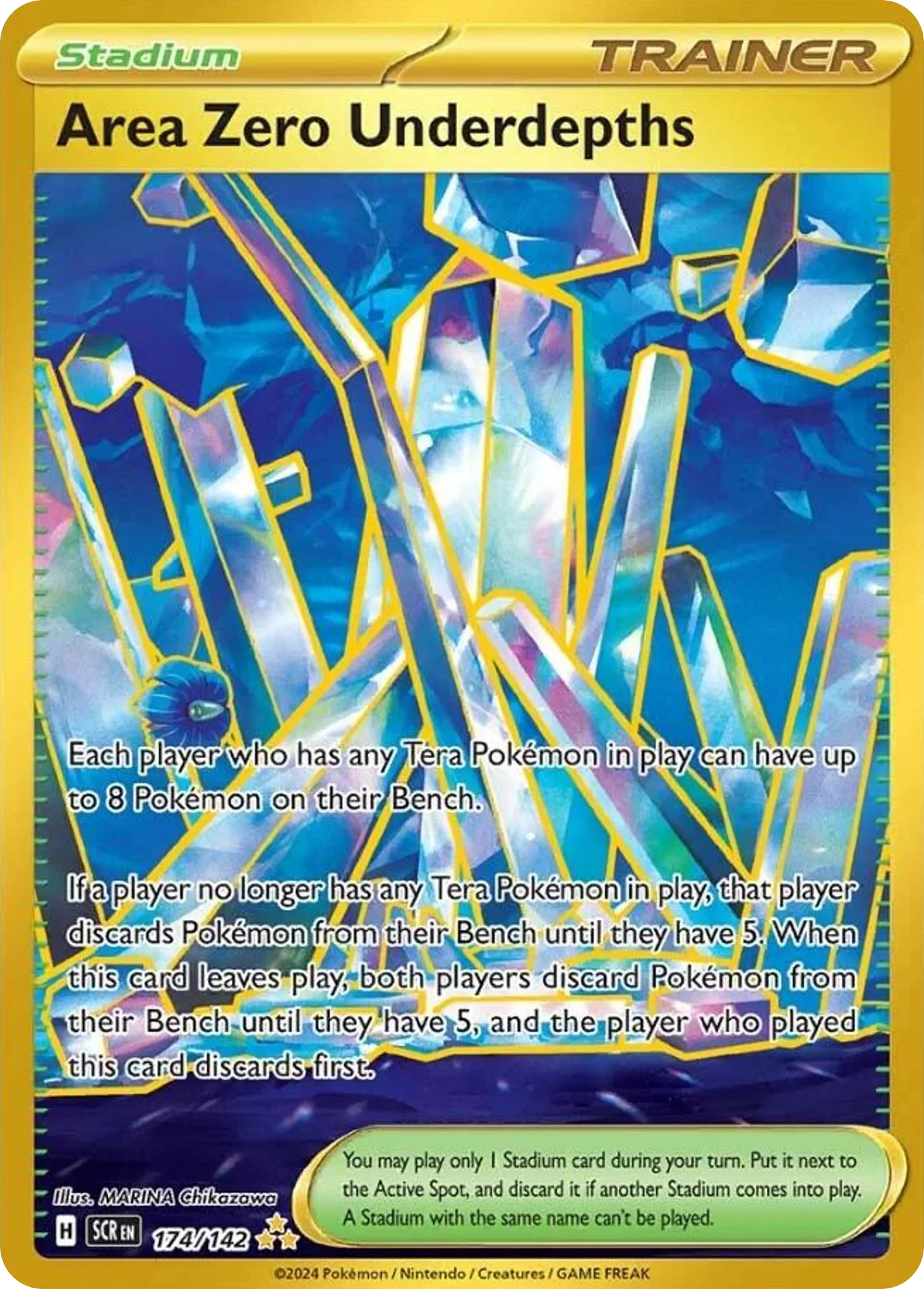 Area Zero Underdepths HR