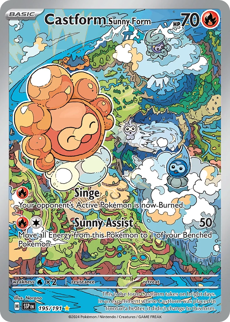 Castform Sunny Form IR