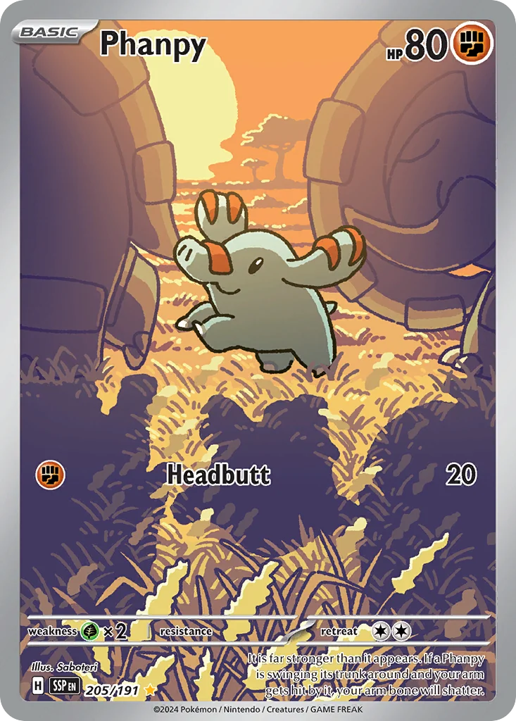 Phanpy IR — Surging Sparks 205/191