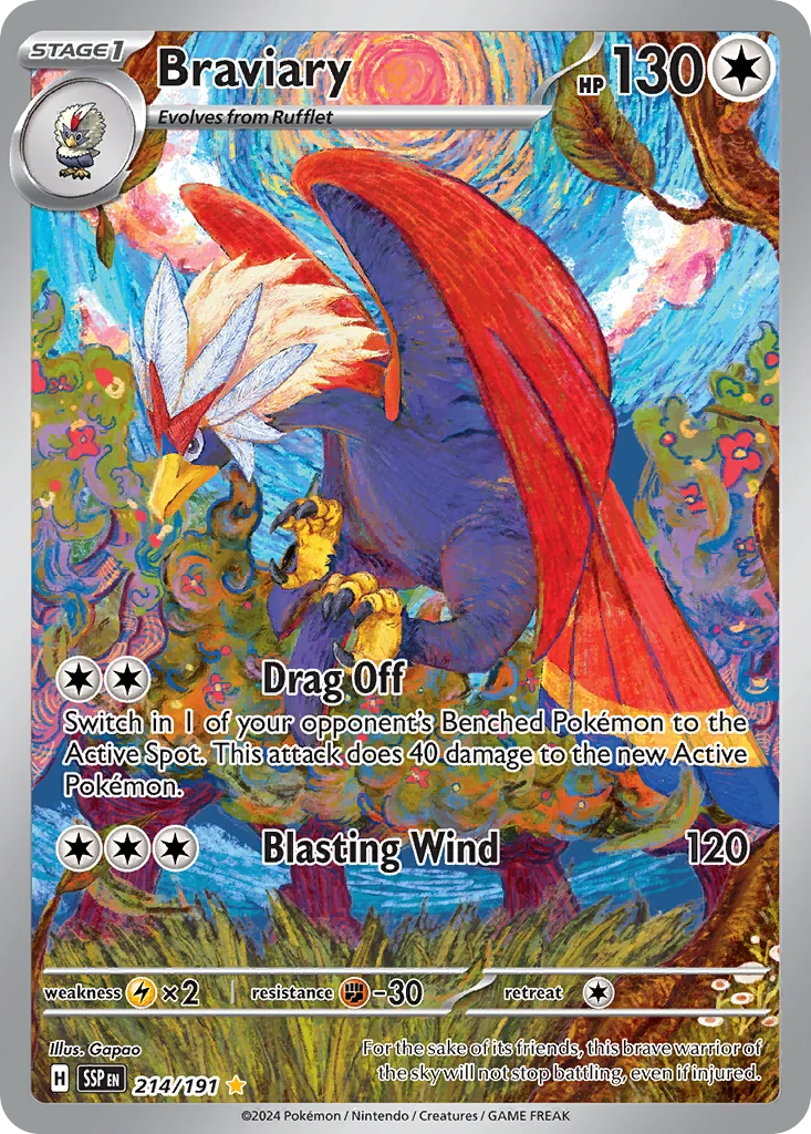 Braviary IR — Surging Sparks 214/191