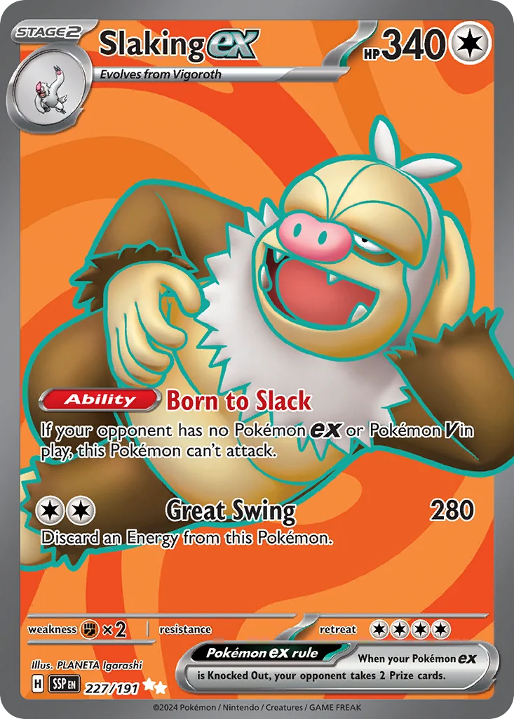 Slaking ex UR — Surging Sparks 227/191