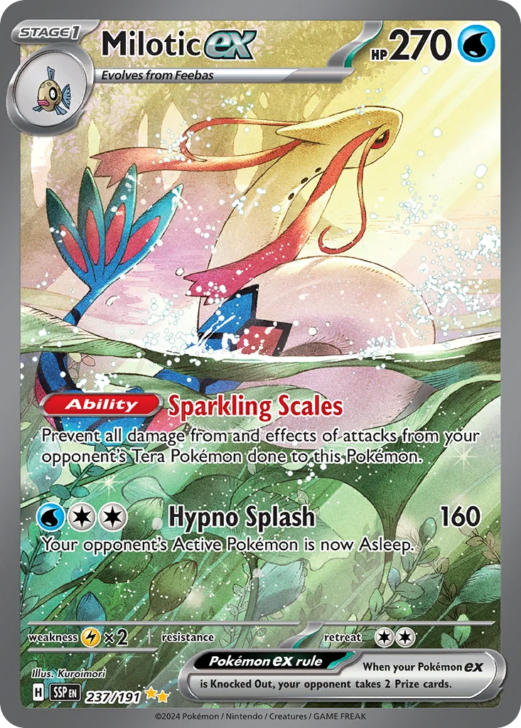 Milotic ex SIR — Surging Sparks 237/191