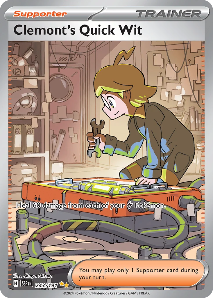 Clemont's Quick Wit SIR — Surging Sparks 243/191