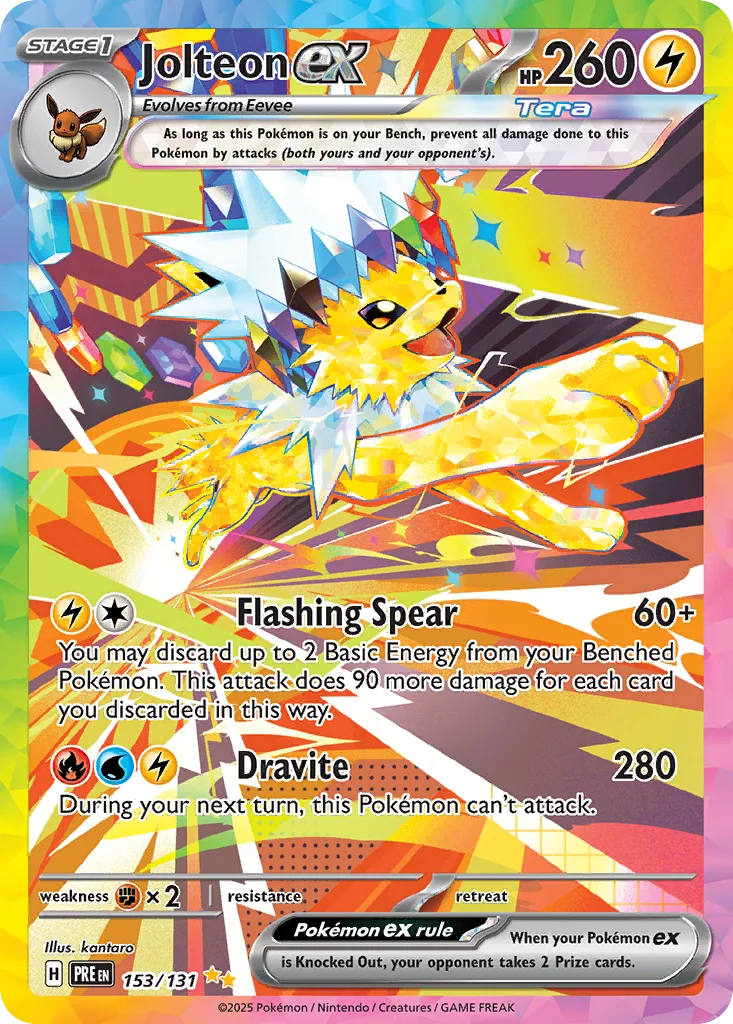 Jolteon ex SIR — Prismatic Evolutions 153/131