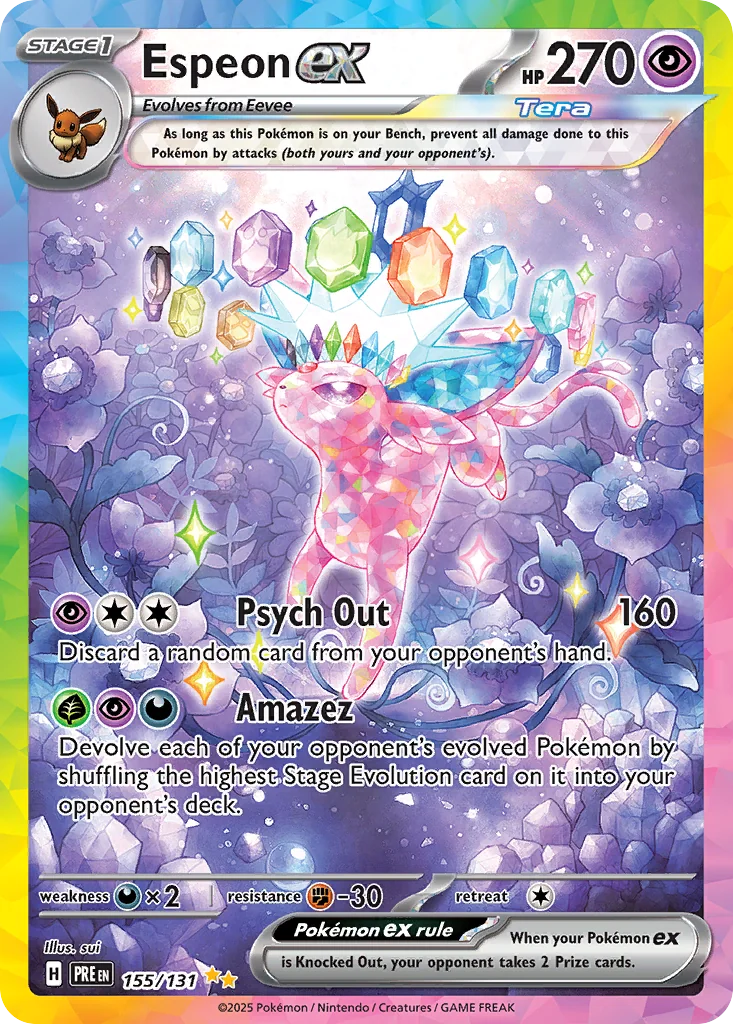 Espeon ex SIR — Prismatic Evolutions 155/131