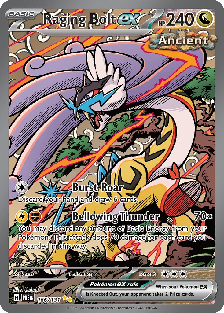 Raging Bolt ex SIR — Prismatic Evolutions 166/131